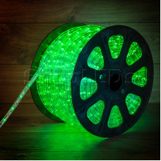Дюралайт LED , постоянное свечение (2W) - зеленый, бухта 100м, Neon-Night