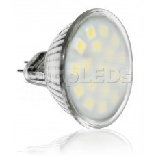 Светодиодная лампа MR16-5050-18LED-4W (220V, 4W) (теплый белый 3000K)