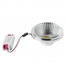 932132 Лампа энергосберегающая LED 220V AR111 12W=100W 1140LM 60G COB 3000K 20000H