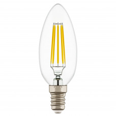 933502 Лампа LED FILAMENT 220V C35 E14 6W=65W 400-430LM 360G CL 2800K 30000H (в комплекте)