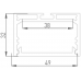 Алюминиевый профиль Design LED LS 4932, 2500 мм, анодированный SL00-00010367 LS.4932